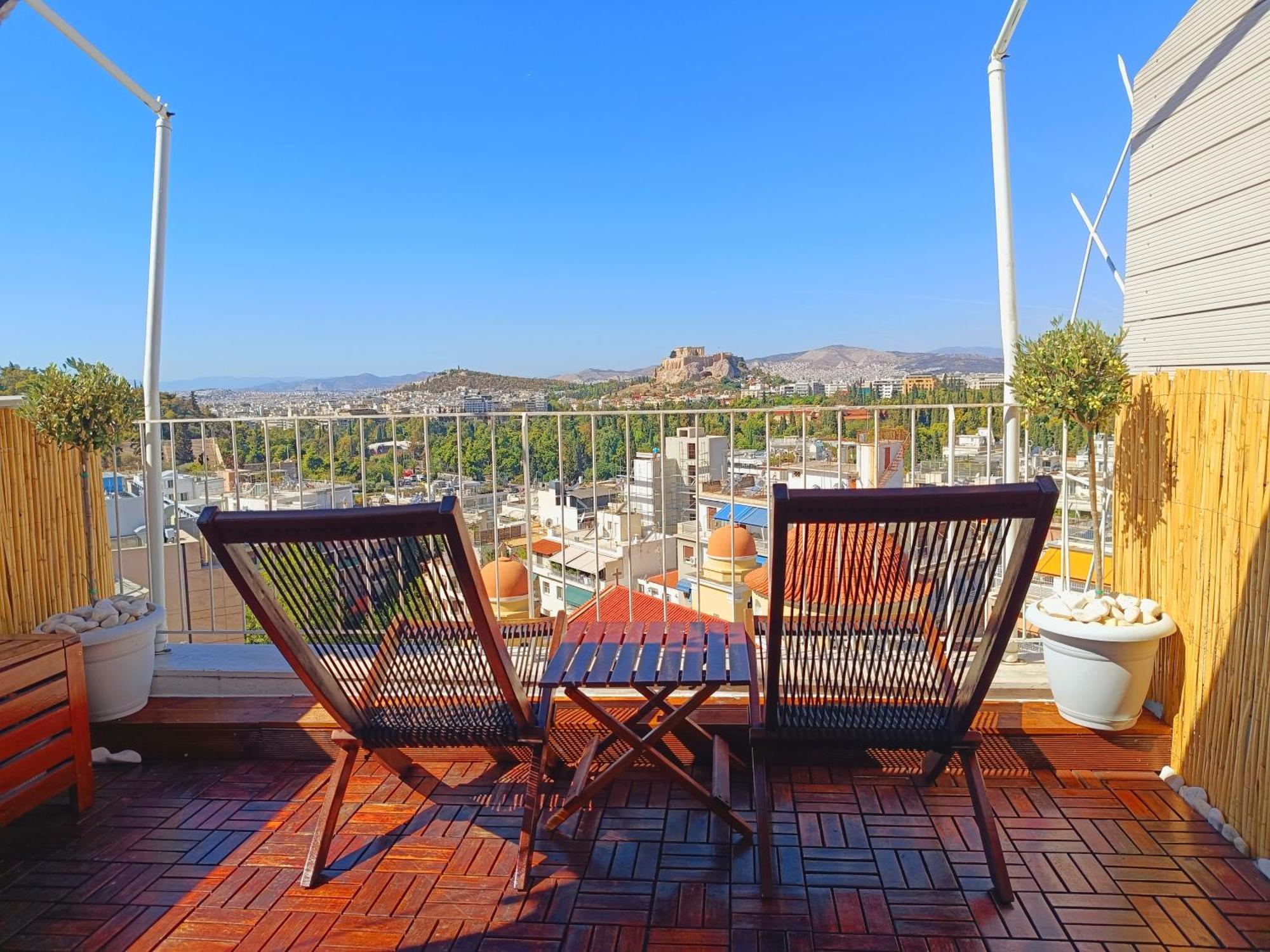 Penthouse With Acropolis View Daire Atina Dış mekan fotoğraf