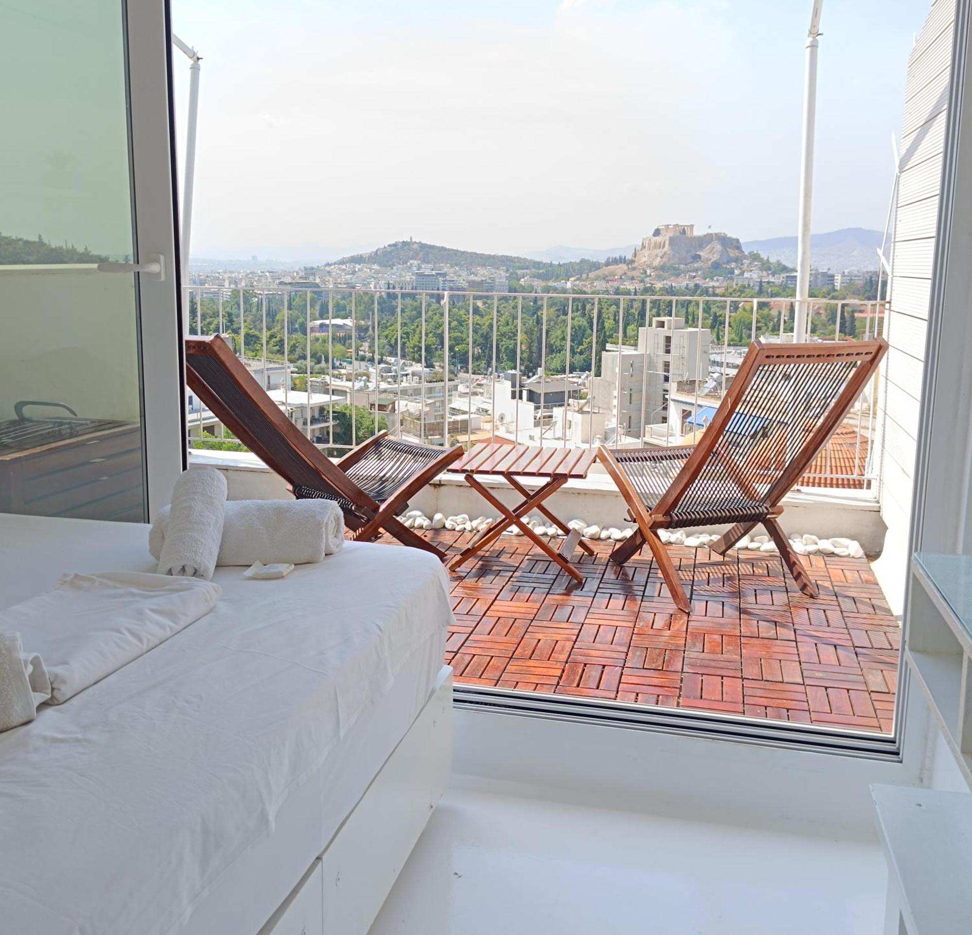 Penthouse With Acropolis View Daire Atina Dış mekan fotoğraf